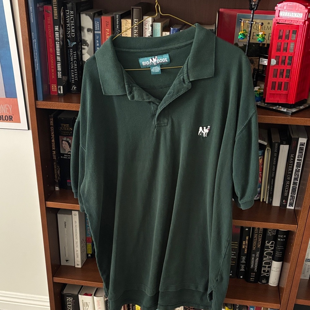Big Dogs Forest Green Polo Shirt for Men
